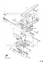 BRAS ARRIERE pour Yamaha FZ750 de 1986