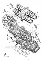 CULASSE pour Yamaha FZ750 de 1986