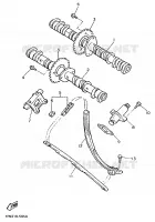 ARBRE A CAMES / CHAINE DE DISTRIBUTION pour Yamaha FZ750 de 1986