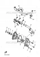 POMPE A EAU pour Yamaha FZ750 de 1986