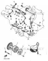 POMPE A HUILE pour Yamaha FZ750 de 1986