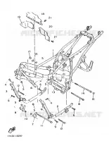 CADRE pour Yamaha FZ750 de 1986