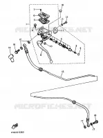 MAITRE CYLINDRE D'EMBRAYAGE pour Yamaha FZ750 de 1986