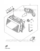 PHARE  pour Yamaha FZ750 de 1986