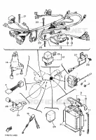 PARTIE ELECTRIQUE 2 pour Yamaha FZ750 de 1986