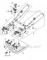 ECHAPPEMENT pour Yamaha FZ750 de 1986