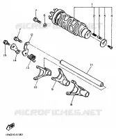 PEDALE DE SELECTEUR pour Yamaha FZ750 de 1986