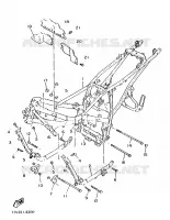 CADRE pour Yamaha FZ750 de 1986