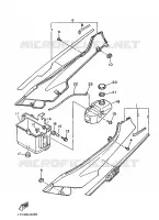 COUVERCLE LATERAL pour Yamaha FZ750 de 1986