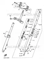 FOURCHE pour Yamaha FZ750 de 1986
