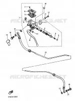 MAITRE CYLINDRE AVANT 2 pour Yamaha FZ750 de 1986