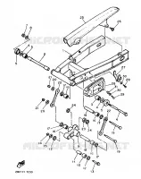 BRAS ARRIERE pour Yamaha FZ750 de 1987