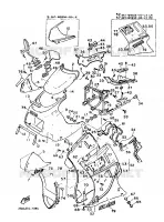 CARENAGES 1  pour Yamaha FZ750 de 1987
