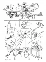 PARTIE ELECTRIQUE 2 pour Yamaha FZ750 de 1987