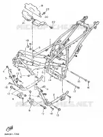 CADRE pour Yamaha FZ750 de 1988