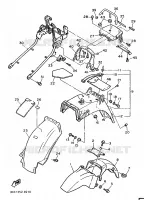 GARDE BOUE pour Yamaha FZ750 de 1988