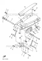 BRAS ARRIERE pour Yamaha FZ750 de 1988