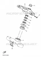 DIRECTION pour Yamaha FZ750 de 1988