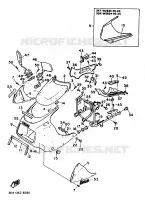 CARENAGES 1  pour Yamaha FZ750 de 1988
