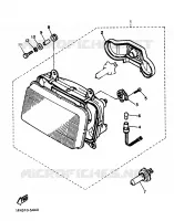 PHARE  pour Yamaha FZ750 de 1988