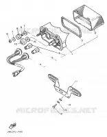 FEU ARRIERE pour Yamaha FZ750 de 1988