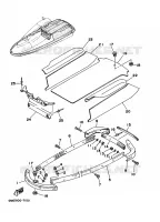 GUNWALE & MAT pour Yamaha SJ700AY de 1999