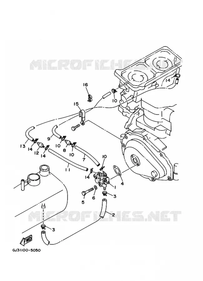 POMPE A HUILE Yamaha WAVERUNNER 700 2001 JET  JET FOR XL700