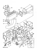 ECHAPPEMENT 1 pour Yamaha SJ700A  de 1998