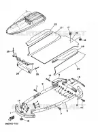 GUNWALE & MAT pour Yamaha SJ700A  de 1998