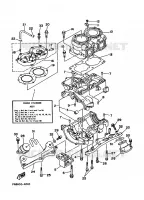 CYLINDRE / CARTER MOTEUR pour Yamaha WB650 de 1994