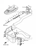 ECHAPPEMENT 2 pour Yamaha WB650 de 1994