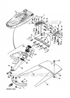GUNWALE & MAT pour Yamaha WB650 de 1994