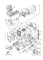 ECHAPPEMENT 1 pour Yamaha ENG FOR SJ700B (F2F) J70PN de 2008
