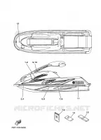 EMBLEME pour Yamaha ENG FOR SJ700B (F2F) J70PN de 2008