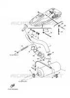 ECHAPPEMENT 2 pour Yamaha VX700-G de 2008