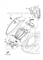 ENGINE HATCH 2 pour Yamaha VX700-G de 2008