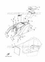 ENGINE HATCH 1 pour Yamaha VX700-L de 2012