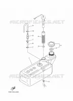 RESERVOIR D'HUILE pour Yamaha VX700-L de 2012