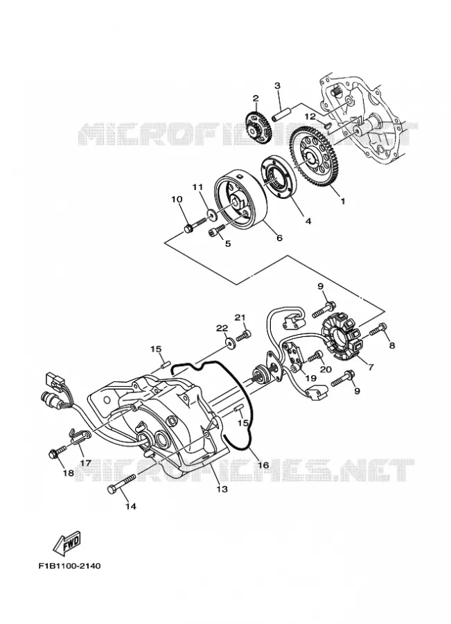 ALLUMAGE Yamaha WAVERUNNER 1000 2004 FZ  ENG FOR FZ1000A