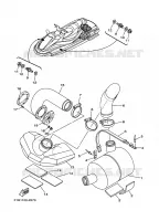 ECHAPPEMENT 3 pour Yamaha FX1000-A  de 2002