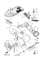 ECHAPPEMENT 2 pour Yamaha GP1200V de 1997