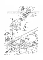ENGINE HATCH 1 pour Yamaha GP1200V de 1997
