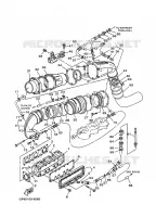 ECHAPPEMENT 1 pour Yamaha GP1200W de 1998