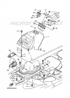 ENGINE HATCH 1 pour Yamaha GP1200W de 1998