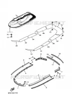 GUNWALE & MAT pour Yamaha GP1200W de 1998