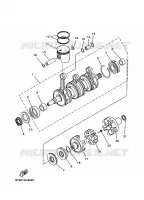 VILEBREQUIN / PISTON pour Yamaha GP1200W de 1998