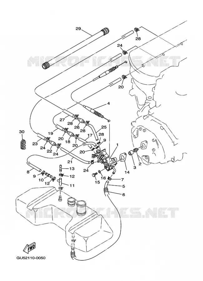 POMPE A HUILE Yamaha WAVERUNNER 1200 2000 JET  JET FOR SV1200