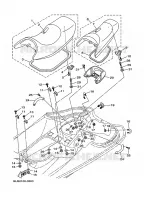 SELLE / SERRURE pour Yamaha SV1200Y de 2002