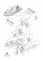 ECHAPPEMENT 3 pour Yamaha XA1200Y de 2000