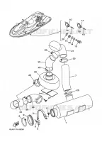 ECHAPPEMENT 2 pour Yamaha SV1200-C de 2004